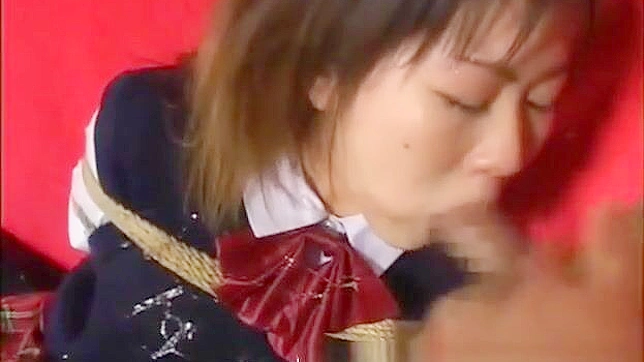 Relish in the Luscious Amateur Japanese Teen's 18+ Bukkake After Sucking Cocks