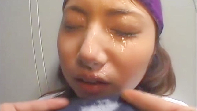 Discover the Alluring Beauty of a Real Japanese Babe Getting Bukkake and Enjoying the Cum!