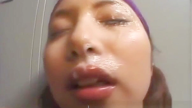 Discover the Alluring Beauty of a Real Japanese Babe Getting Bukkake and Enjoying the Cum!