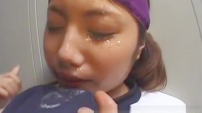 Discover the Alluring Beauty of a Real Japanese Babe Getting Bukkake and Enjoying the Cum!