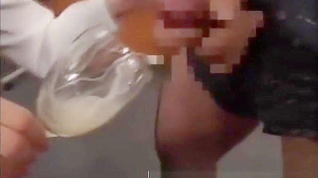 Exclusive ~ 18+ Japanese Teen Drinking Cum from Glass in Amateur Group Sex!