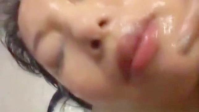 Experience the Ultimate Japanese Groupsex with a Luscious Babe Getting Bukkake and Facial!