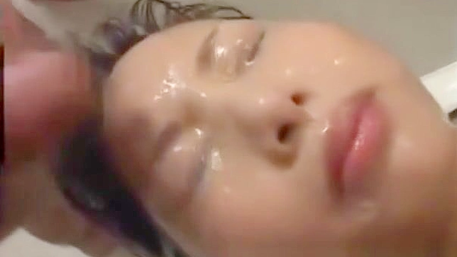 Experience the Ultimate Japanese Groupsex with a Luscious Babe Getting Bukkake and Facial!