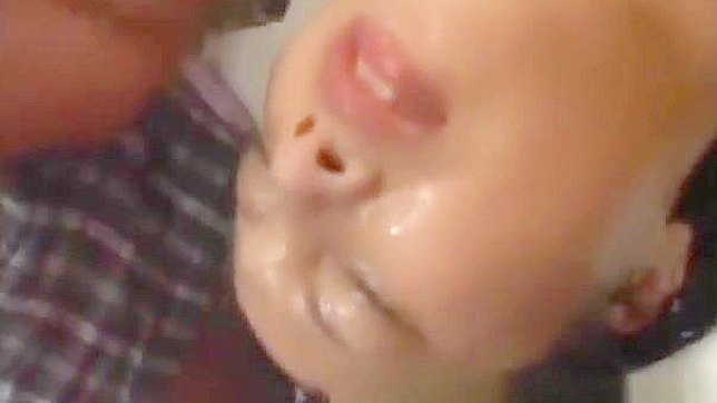 Experience the Ultimate Japanese Groupsex with a Luscious Babe Getting Bukkake and Facial!