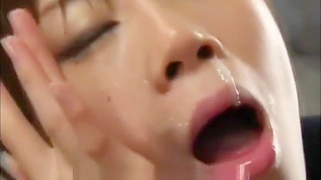 JAV Bukkake Queen ~ Cumslut Blowjob by Alluring MILF