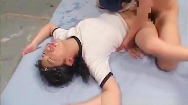 JAV beauty indulges in a wild gangbang with multiple partners