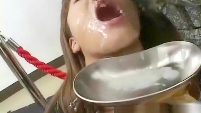 JAV Bukkake Alert ~ Luscious Asian Enchantress Gets Cum-Soaked in Hot Shower!