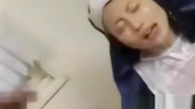 Enchanting Japanese Teen Nun Gets Drenched in Bukkake