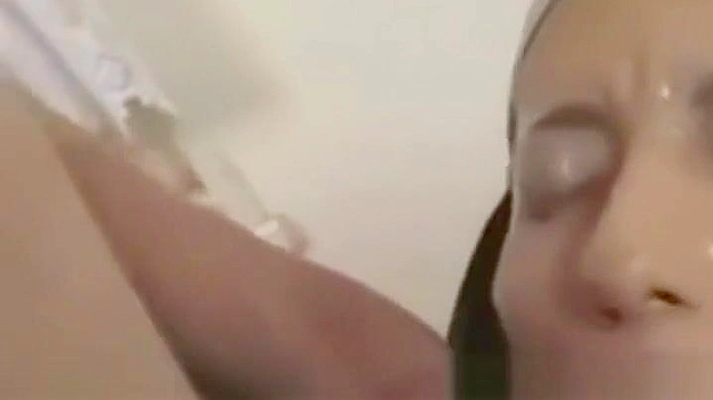 Enchanting Japanese Teen Nun Gets Drenched in Bukkake