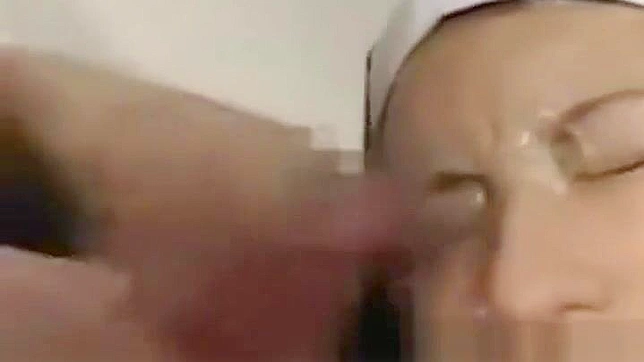 Enchanting Japanese Teen Nun Gets Drenched in Bukkake