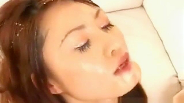 Japanese Teen 18+ Pornstar Gets Her Face Drowned in Cum