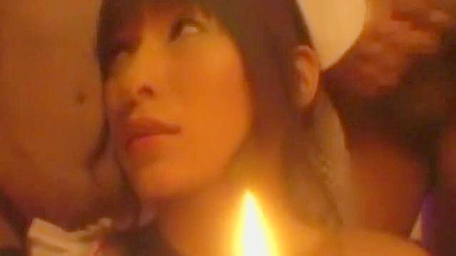 JAV Beauty Kaho Kasumi's Luscious Gangbang and Bukkake Scene