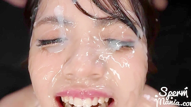 JAV Enchantress Sara F's Luscious Bukkake Facial ~ A Must-See for Fans of Slim Females!