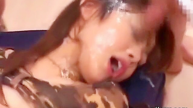 JAV Cutie Bukkake Moment ~ Stunning Japanese Girl Gets Drenched in Hot Jizz!