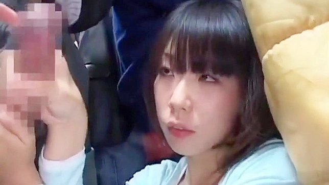 JAV Beauty ~ Alluring Office Lady Seduces on a Crowded Bus