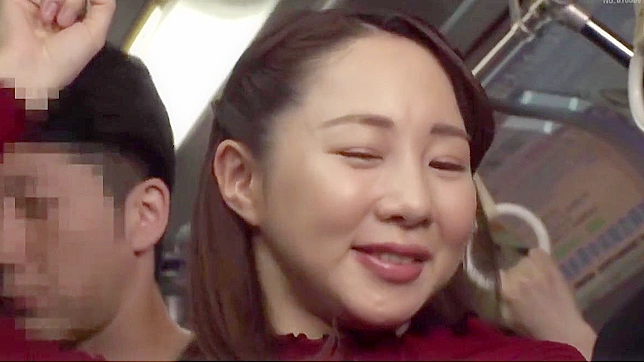 JAV Exclusive ~ Curvy Wife Teases and Taunts Molester on the Bus