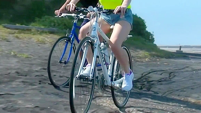 Ride Into Pleasure ~ Sultry Cycling Couple Gets Lustful in the Great Outdoors