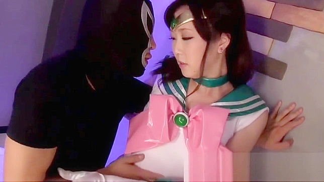 Revealing the Sexy Sailor Jupiter ~ Exclusive JAV Bukkake Scene with Japanese Teen 18+