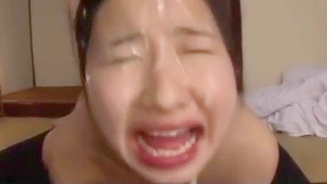 Japanese Enchantress Drenched in Jizz Bukkake