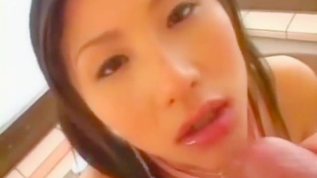 Beautiful Japanese Enchantress Gives Luscious Facial in Steamy Bathroom