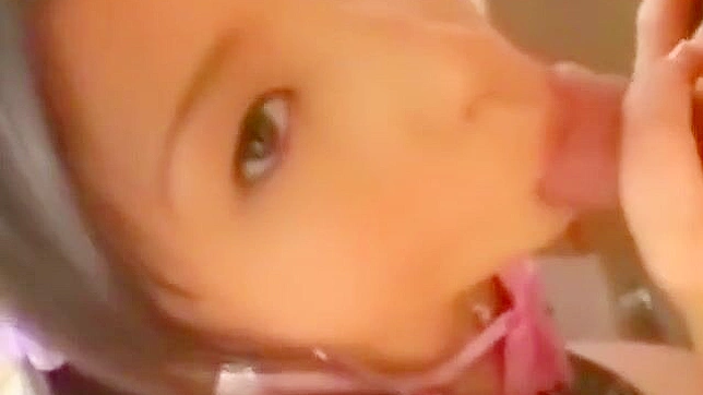 Beautiful Japanese Enchantress Gives Luscious Facial in Steamy Bathroom