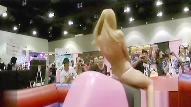 Caught in the Act! KT So Pleasure Herself with a Massive Dildo in Public