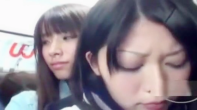 Chinese Porn: Luscious Enchantress Tempts Younger Girl with Steamy Makeout Session aboard a Train