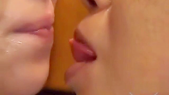 Experience the Ultimate Pleasure with 2 Busty Asian Women: Sucking and Rubbing Their Nipples on the Floor