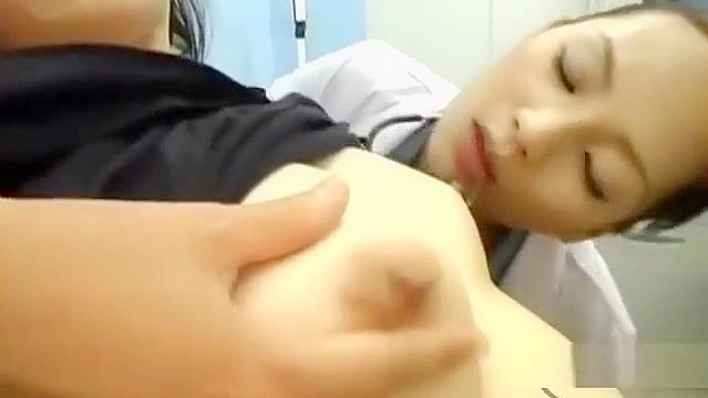 Doctor's Orders: Exotic Asian Beauty Gets Hairy Pussy Licked and Fingered in Surgery!