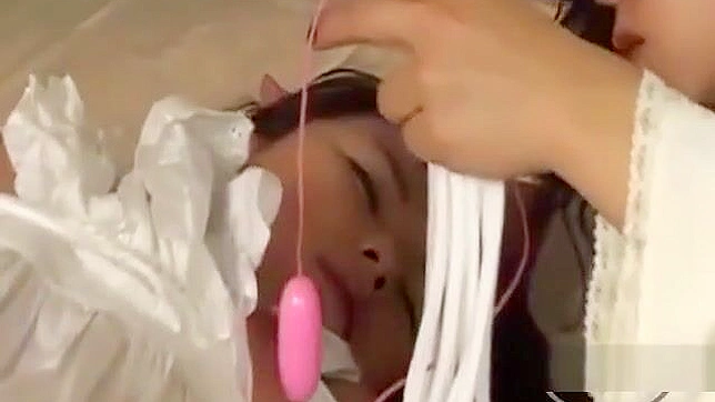 Chinese Porn: Alluring Asian Maid Gets Dominated by Mistress, Mouthgagged, Spanked, and Stimulated with Vibrator!