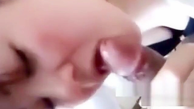 Chinese Beauty Gives Ultimate Blowjob to Hairy Lover & Drinks His Cum!