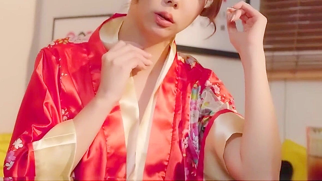 Japanese Beauty in a Seductive Kimono ~ A Sensual Summer Afternoon