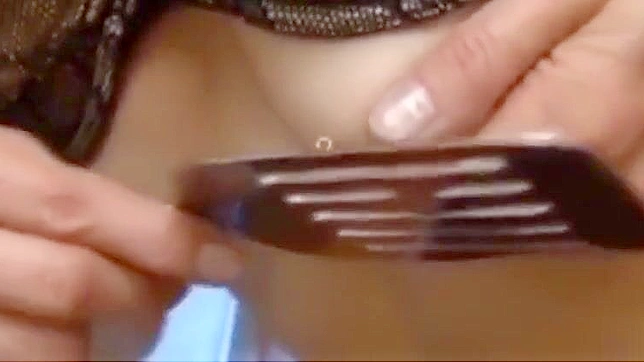 Japanese Porn ~ Nipple Play with Utensils - A Luscious Experience for Your Eyes Only!