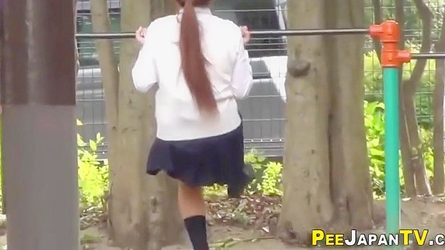 Japan Babe's Public Panty Peek ~ Mesmerizing Wetness Revealed!