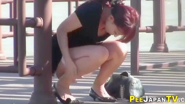 Japanese Beauty Peeing in Public ~ Indulge in an Alluring Experience!