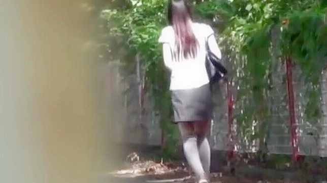 Japanese Beauty Peeing in Public ~ Indulge in an Alluring Experience!