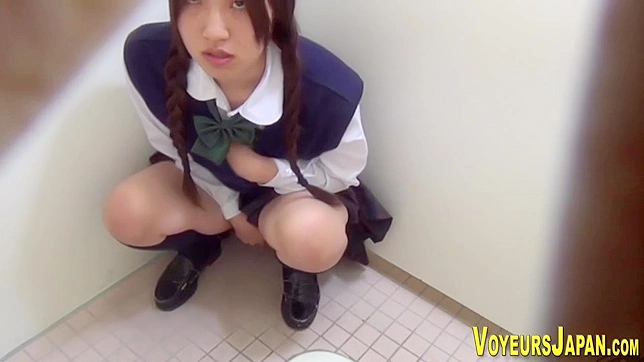 Japanese Schoolgirl Self-Pleasure ~ 18-Year-Old Asian Beauty in Solo Action