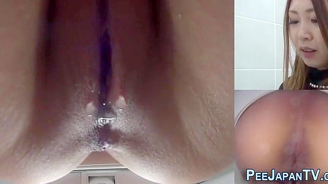 Japanese Porn ~ Luscious Asians Pissing in Public Bathrooms