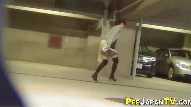 Japanese Beauty Exposes Herself in Public Urination - A Must-Watch!