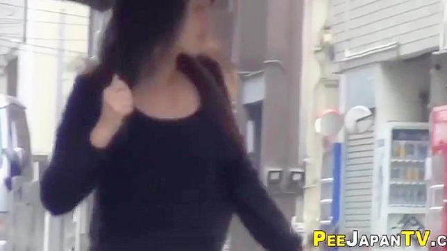 Japanese Beauty Exposes Herself in Public Urination - A Must-Watch!