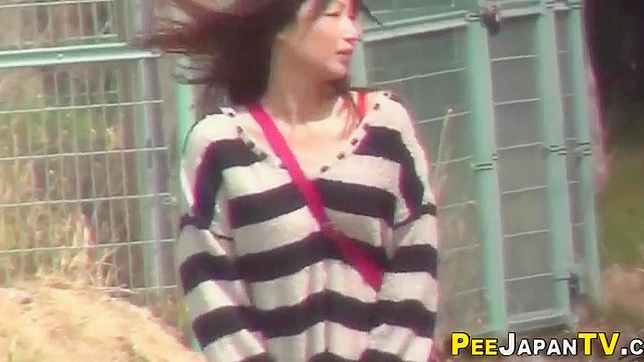 Caught in the Act ~ Asian Beauty Peeing Exposed!