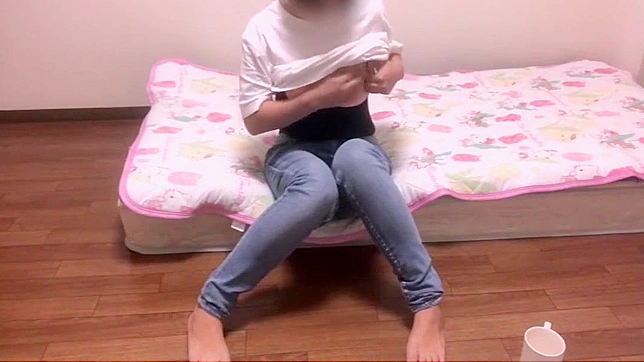 Japanese Babe Pleasures Herself ~ Cute Girl's Clitoris Playtime