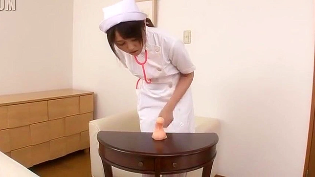 Japanese Nurse Unleashes Her Inner Slut in Solo Pleasure Ride