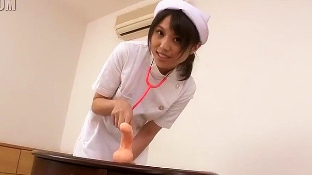 Japanese Nurse Unleashes Her Inner Slut in Solo Pleasure Ride