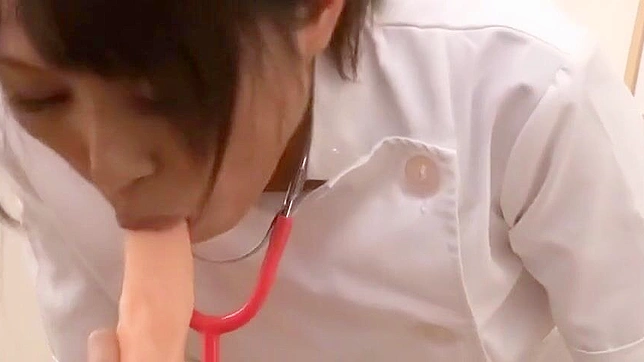 Japanese Nurse Unleashes Her Inner Slut in Solo Pleasure Ride