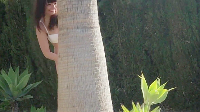 Japanese Porno ~ Luscious Enchantress Seductively Palmtree Prancing