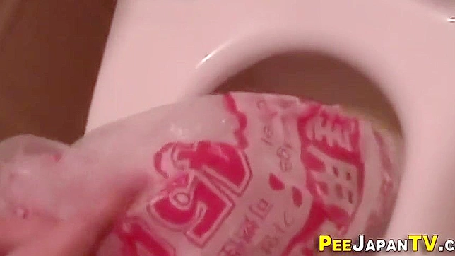 Wet and Wild ~ 18-Year-Old Asian Slut Peeing Solo