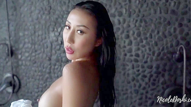 Witness the Alluring Nicole Doshi's Big Tits in a Seductive Shower Scene!