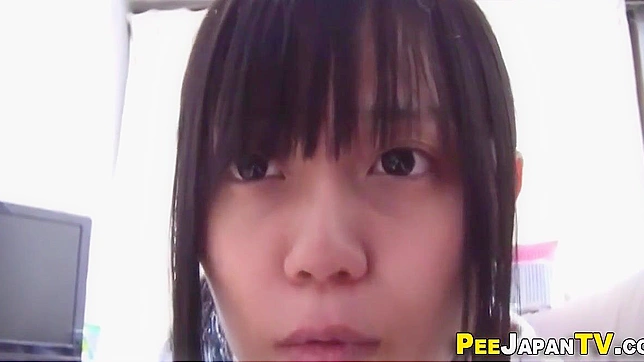 Japanese Teen Pee Play ~ Peeing in a Bottle the Cute Way