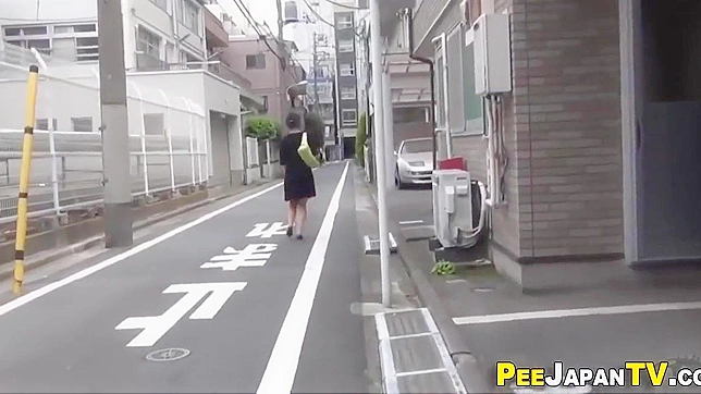 Japanese Women and Their Secret Peeing Adventures Exposed in a Carpark!